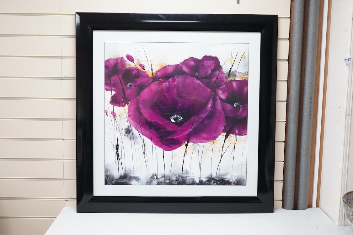 Isabelle Zacher, 'Finet Violet IV', signed and dated 2009, colour print, 68 x 67cm